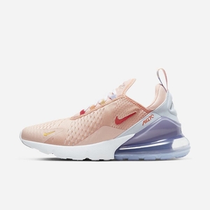 Sneakers Nike Air Max 270 Corail 8495-207 Washed Coral/White/Football Grey/Track Red Femme | KHA-00626430